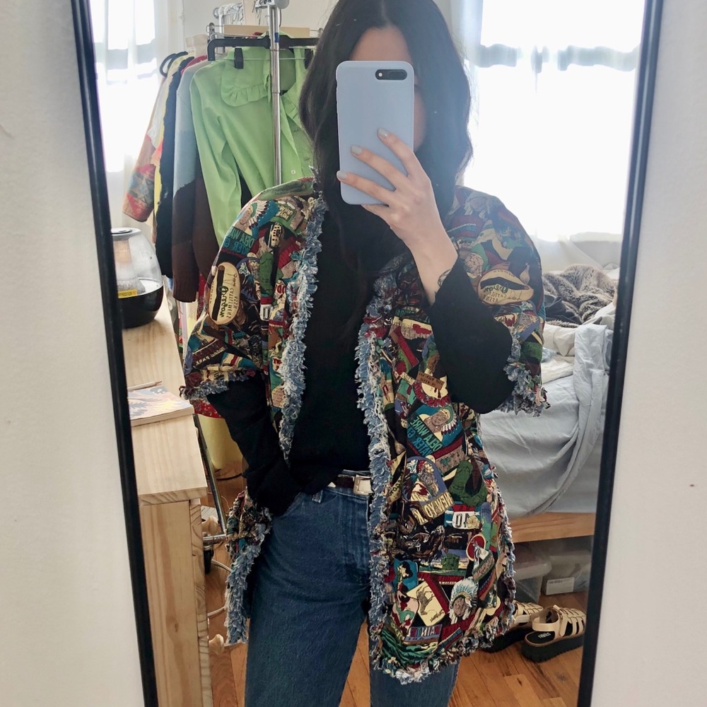 Vintage Japanese reversible vest